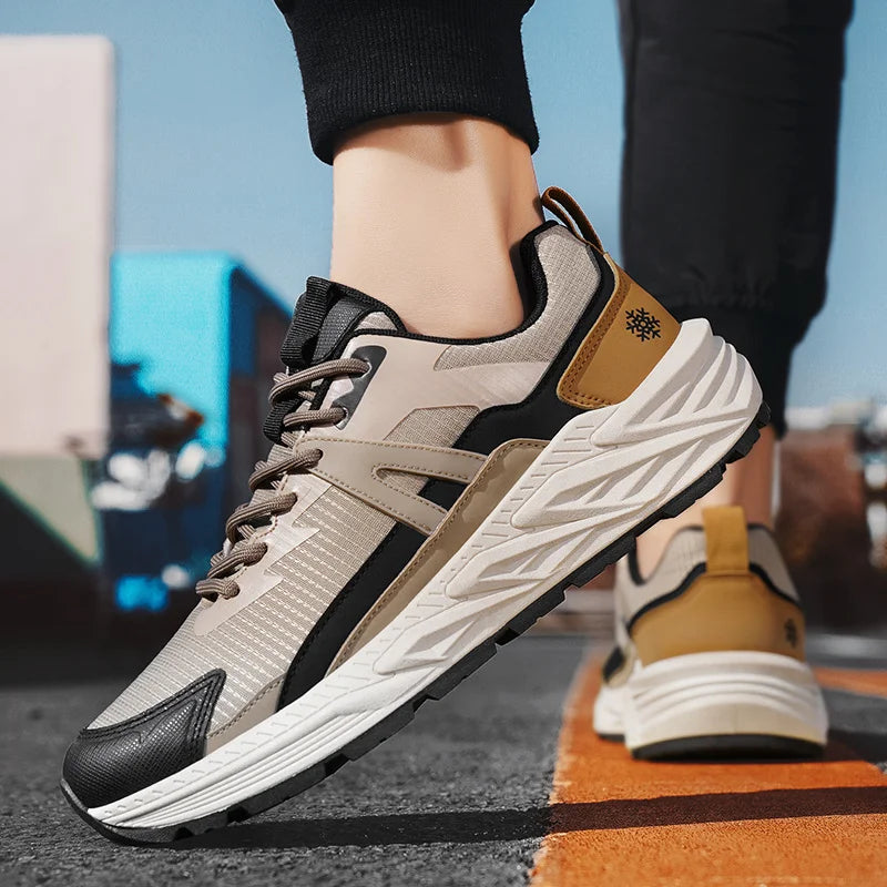 Casual Sneakers Men Low-top Breathable Sports Shoes for Men Fashion All-seasons Walking Shoes Trendy Trainers for Man 2025 New