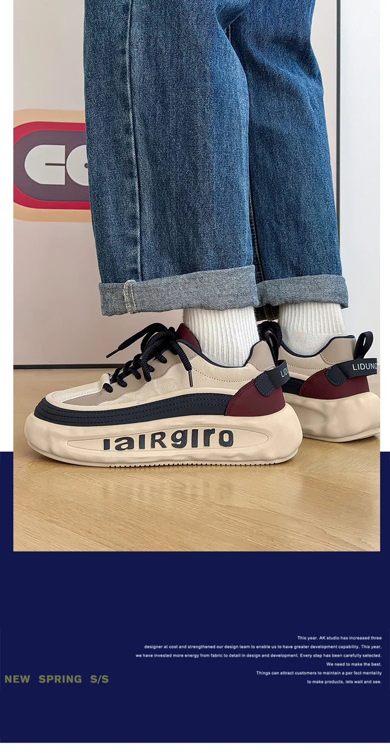 Men Casual Sneakers Fashion High Quality Non-slip Outdoor Casual Shoes Man 2025 Spring Autumn Comfortable New Sport Casual Shoes
