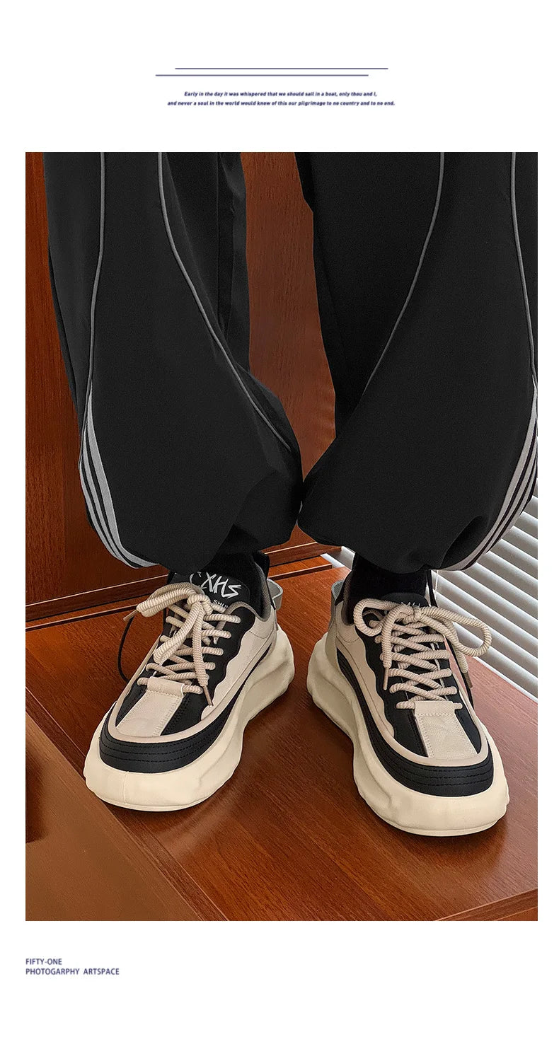 Men Casual Sneakers Fashion High Quality Non-slip Outdoor Casual Shoes Man 2025 Spring Autumn Comfortable New Sport Casual Shoes