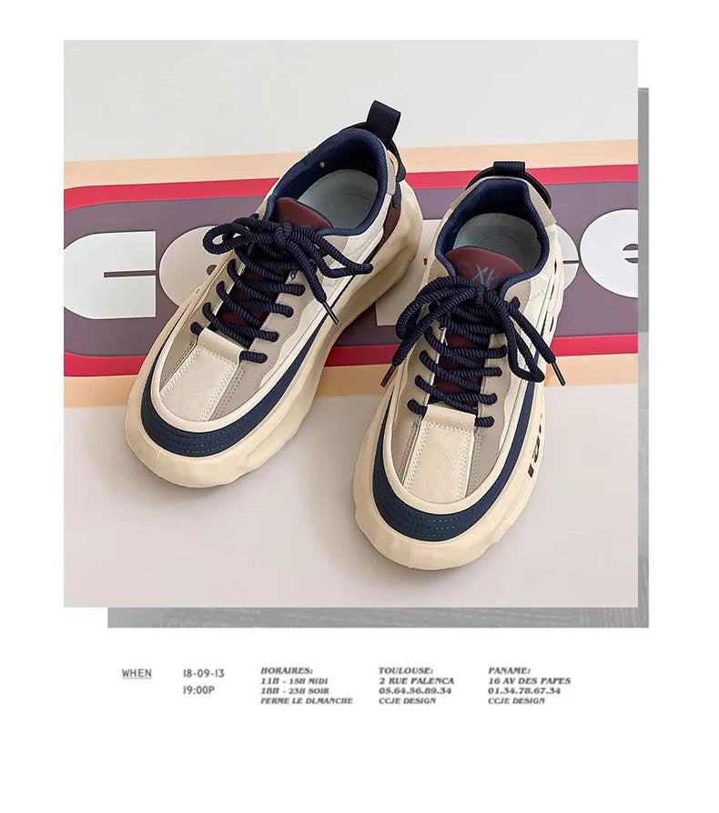 Men Casual Sneakers Fashion High Quality Non-slip Outdoor Casual Shoes Man 2025 Spring Autumn Comfortable New Sport Casual Shoes