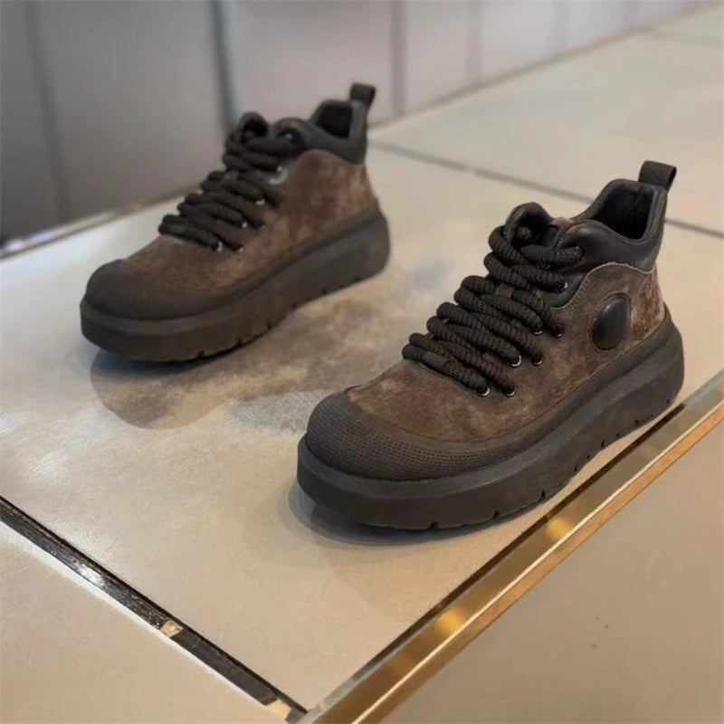 Mens Casual Shoes 2025 Autumn Autumn High Top Sneakers Male Fashion Anti Slip Wear resistant four season outdoor high top boots