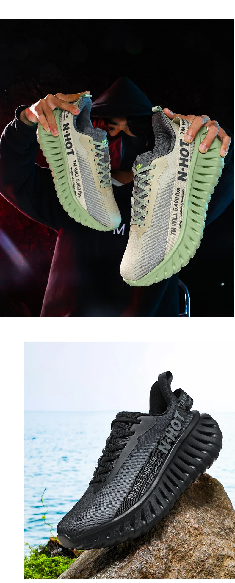 Men's Casual Sneakers 2025 Trendy Fashionable Unisex Shoes Durable Anti-slip Thick-soled Elevator Comfortable Breathable Easy-cl
