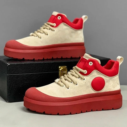 Mens Casual Shoes 2025 Autumn Autumn High Top Sneakers Male Fashion Anti Slip  Wear resistant four season outdoor high top boots