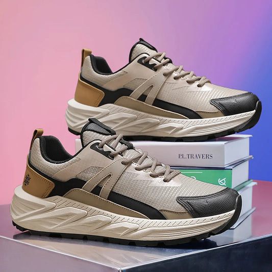 Casual Sneakers Men Low-top Breathable Sports Shoes for Men Fashion All-seasons Walking Shoes Trendy Trainers for Man 2025 New