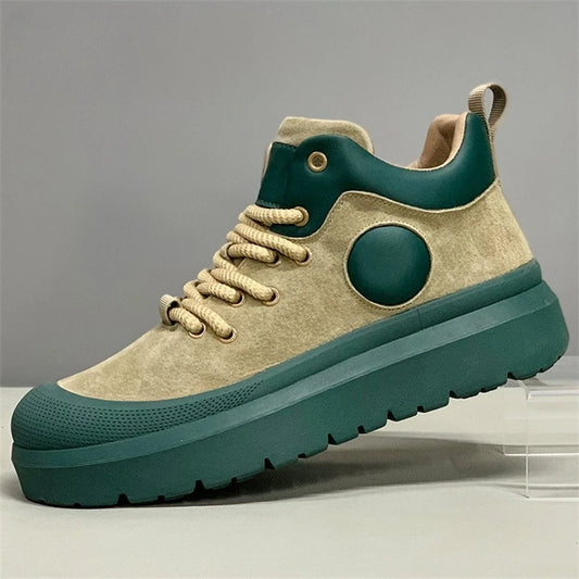 Mens Casual Shoes 2025 Autumn Autumn High Top Sneakers Male Fashion Anti Slip  Wear resistant four season outdoor high top boots